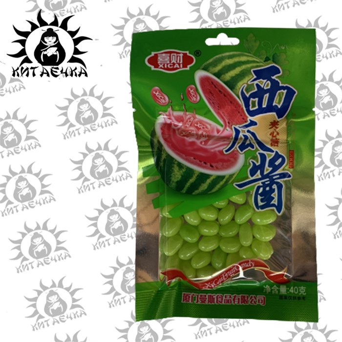 Конфеты драже бусинки арбуз 西瓜 20шт/упак /939-1б