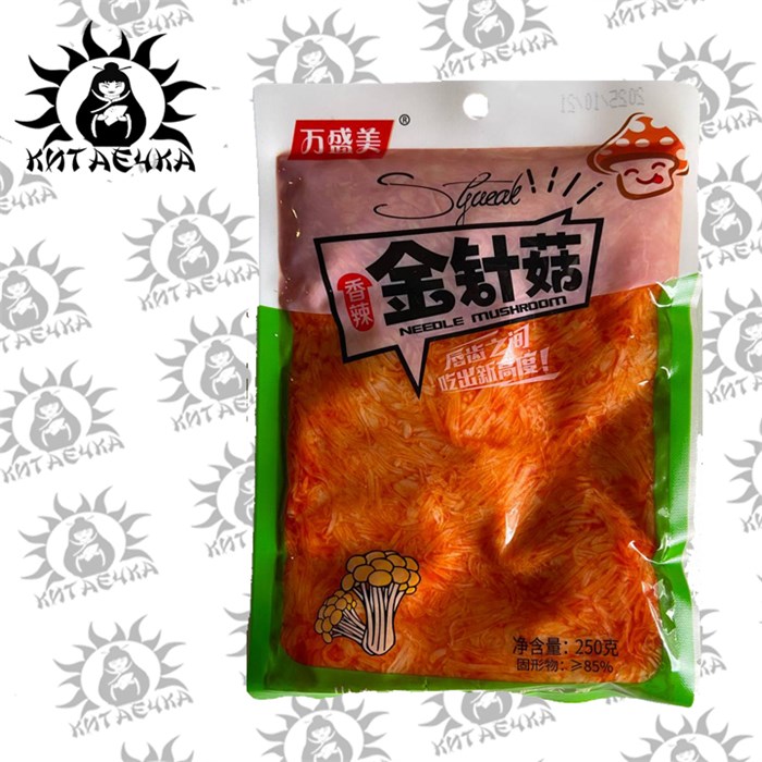 Грибы эноки со специями 250г/40шт коробка 3495