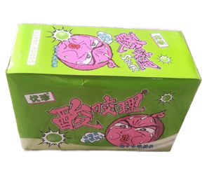 Конфеты кислые, карамель Лимончик вкус Слива 20шт/упаковка 2137-3-1