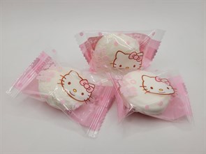 Зефир китти сливочно клубничный 1кг/упаковка /1067-2-1