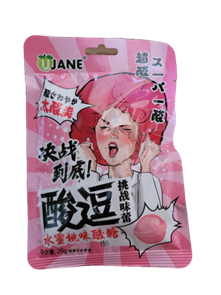 Конфета кислая персик 20шт/упаковка /1510-1а