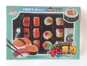 Конфеты желе Суши-Роллы 8шт/12упак Коробка /1852