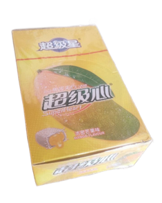 Жевательная резинка с джемом, вкус Манго 芒果 13,5гр 30шт/20упак Коробка /1886-10