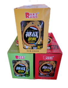 Конфеты кислые ананас 挑战极限 菠萝 20шт/12упак Коробка 1615-4