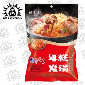 Рисовые палочки Токпокки с лапшой и острой капустой в мясном бульоне 450гр20упак Коробка 1829-2