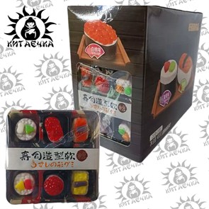 Конфеты желе "Суши" с фруктовыми вкусами 20гр 20шт/12упак Коробка /1931