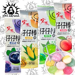 Леденец на палочке черника 蓝莓 80шт/упак /759-2