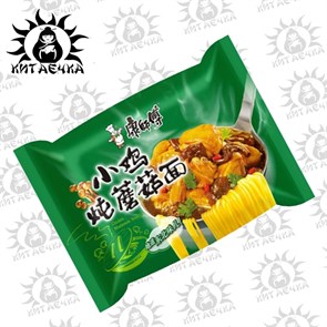 Лапша со вкусом курицы пачка 