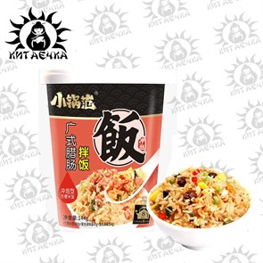 Рис быстрого приготовления со вкусом кантонских колбасок 144гр/12шт Коробка(оранжевая) 2164-5