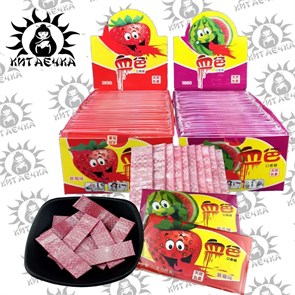 Жевательная резинка со вкусом Клубники 草莓 30шт/24упак Коробка 3009-2