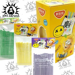 Йогуртовые палочки Ананас, Виноград, Клубника, Яблоко 33гр 20шт/12упак Коробка /1914