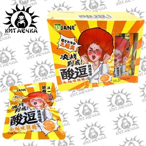 Конфета кислая грейпфрут 葡萄柚 22г 20шт/12упак Коробка /1512-1