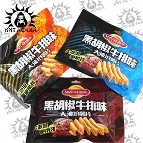 Чипсы картофельные рифлёные Ассортимент 20шт/упак /483-1