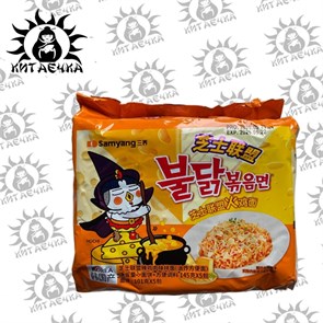 Лапша Samyang Hot chicken сырная со вкусом индейки 5шт/8упак коробка 3167