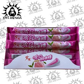 Молочные тянучки со вкусом Персика 桃 30шт/16упак Коробка 2227-2