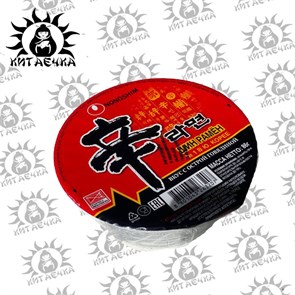 Лапша Шин Рамен со вкусом острой говядины 86г/12шт коробка 3260