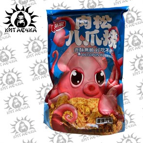 Чипсы со вкусом осьминога взрывной мясной вкус(синий) 270г/20упак коробка 3375-1