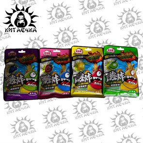 Акция 12.02.26 Конфеты "Кислый взрыв" виноград 葡萄 20шт/упак 1753-7штакциявин