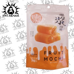 Фруктовые мочи со вкусом Карамели (оранжевый) 210гр/30упак Коробка /1959-5