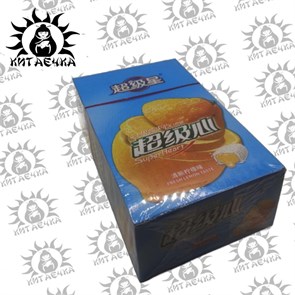 Жевательная резинка с джемом, вкус Лимона 檸檬 13,5гр 30шт/20упак Коробка /1886-8