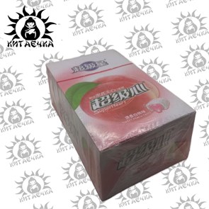 Жевательная резинка с джемом, вкус Персика 桃 13,5гр 30шт/20упак Коробка /1886-5