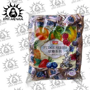 Желейные фруктовые конфеты вкус черника 2,5кг/6упак коробка 3289