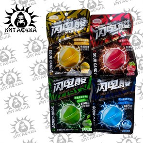 Фруктовые конфеты кислая карамель микс 20шт/12упак Коробка 3179