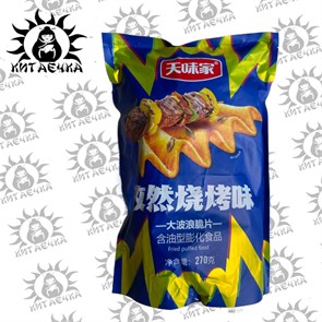 Чипсы со вкусом шашлыка 270г/упак 3257-1шт