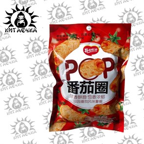 Чипсы со вкусом помидора трубочки 