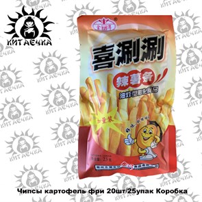 Чипсы картофель фри 棍棒 20шт/25упак Коробка /732-2