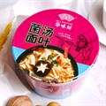 Лапша с грибами шиитаке 营养菌汤味 (красная) чашка 12шт Коробка /902-1