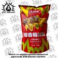 Чипсы со вкусом пряного шашлыка(красный) 270г/20упак коробка 3257-3